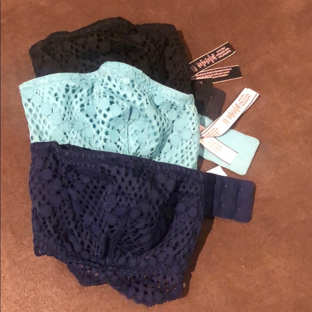 $10/each! Victoria’s Secret Strapless Bralettes